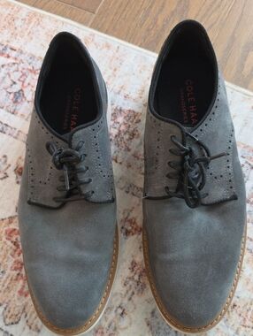 Cole Haan Gray Suede Grandseries Shoes